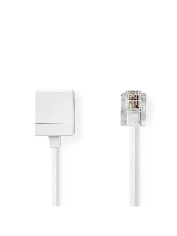 Nedis TCGL90205WT100 telephone cable - Vit