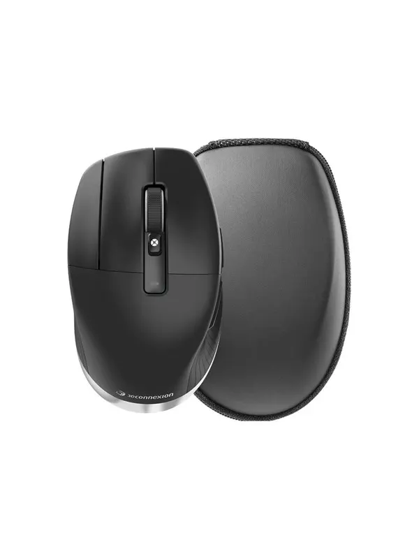 3Dconnexion CadMouse Pro Wireless Left - Mouse - 7 knappar - Svart