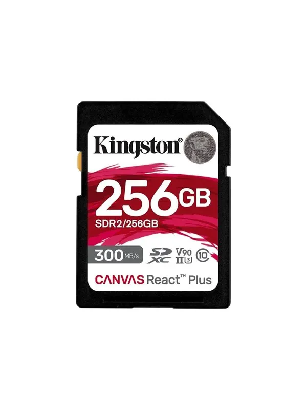 Kingston Canvas React Plus V90 SD - 300MB/s - 256GB