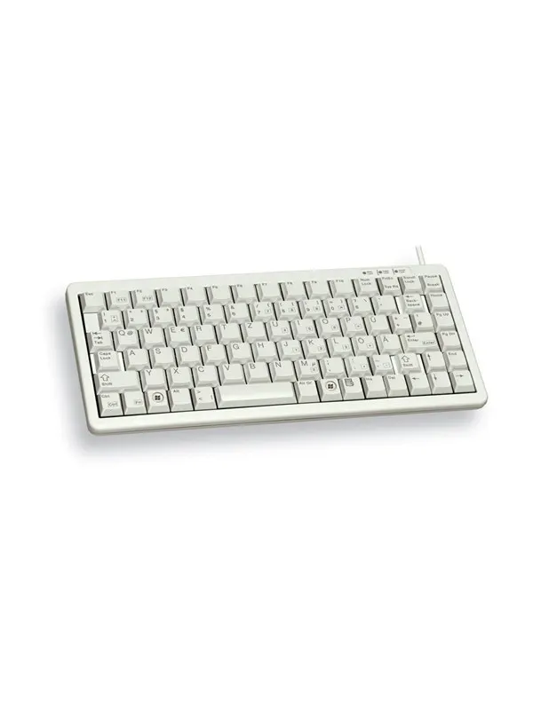 Cherry Compact-Keyboard G84-4100 - keyboard - Polish - light grey Input Device - Tangentbord - Polska - Grå