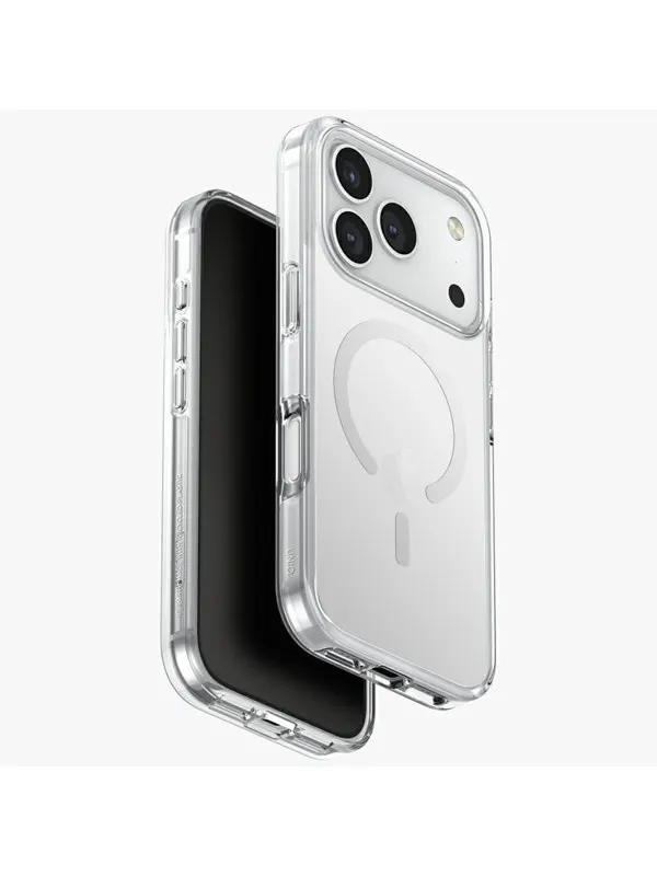 UNIQ Clario Magclick Charging Case for iPhone Air - Pink