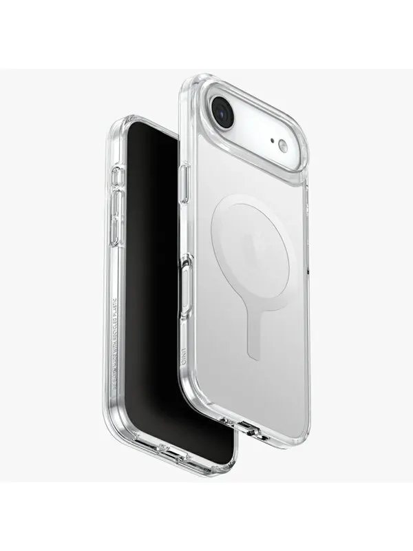 UNIQ Clario Magclick Charging Case for iPhone Air - Transparent