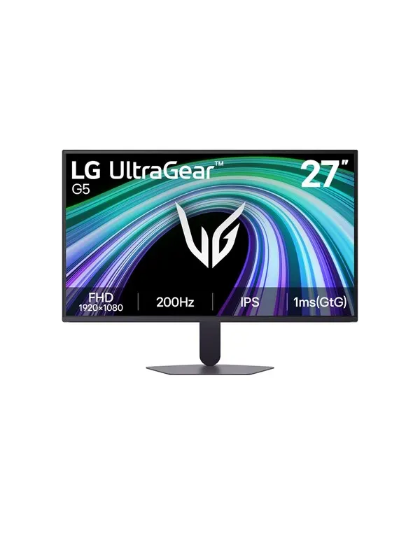 27" LG 27G523B-B UltraGear G5 Gaming Monitor 200Hz FHD 1ms response NVIDIA G-SYNC Black