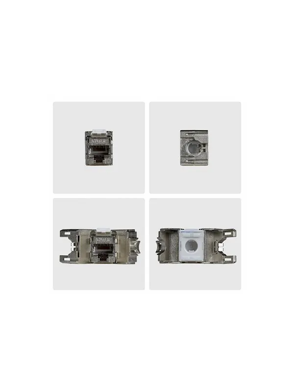 StarTech.com Startech keystone jack - shielded 180° toolless - TAA Compliant