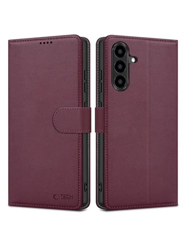 Tech-Protect Wallet Case for Samsung Galaxy A27 5G - Burgundy