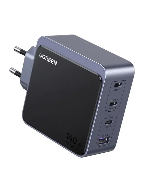 UGREEN Nexode S 140W GaN 3x USB-C + USB-A - Grey