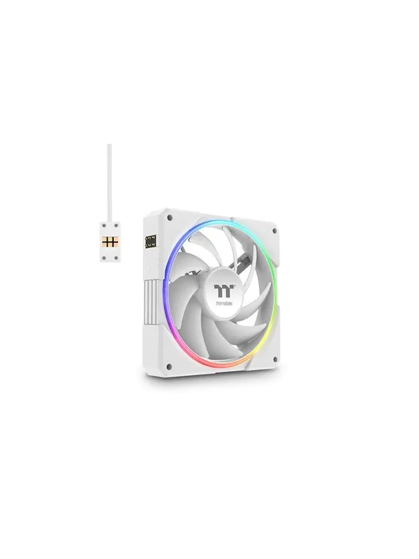 Thermaltake TS120 EX RGB PC Cooling Fan - White (3pack) - Chassi fläkt - 120mm - Vit - 21 dBA