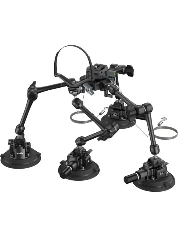SmallRig 3565 All-in-One 4-Arm Suction Cup Camera Mount Kit for Vehicle Shooting SC-15K