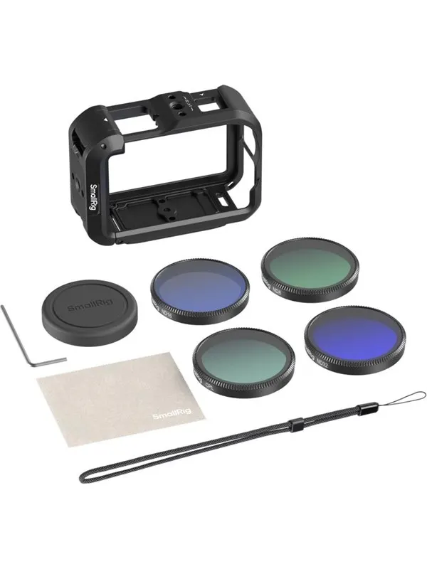 SmallRig 6374 Advanced Camera Cage Kit with Filters for DJI Osmo Action 6