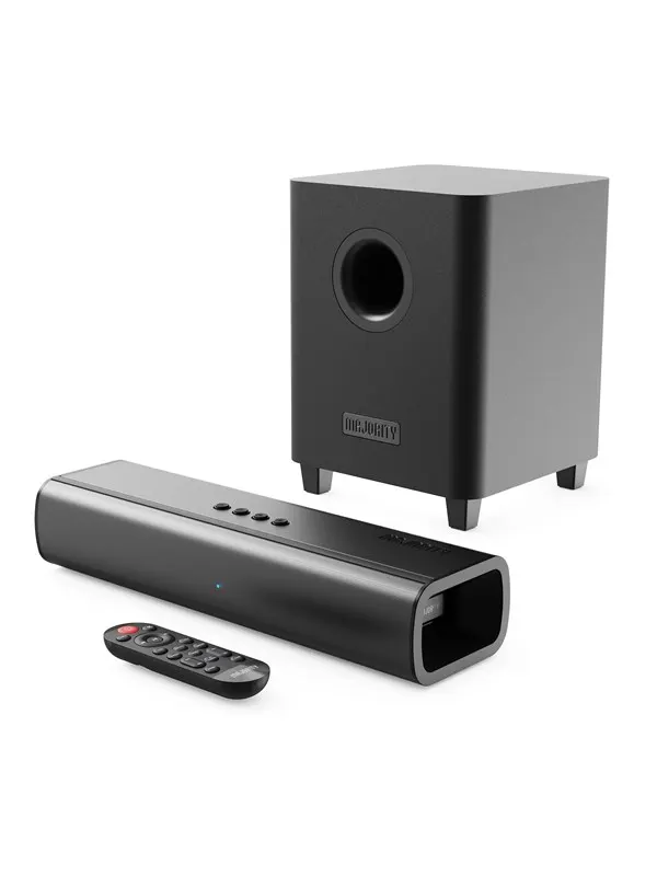 Majority Naga 40 Plus Bluetooth Soundbar + Wireless Sub - Black
