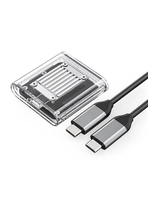 ORICO TC20-M2-10G M.2 NVME USB-C 3.2 Disk Caddy - Transparent