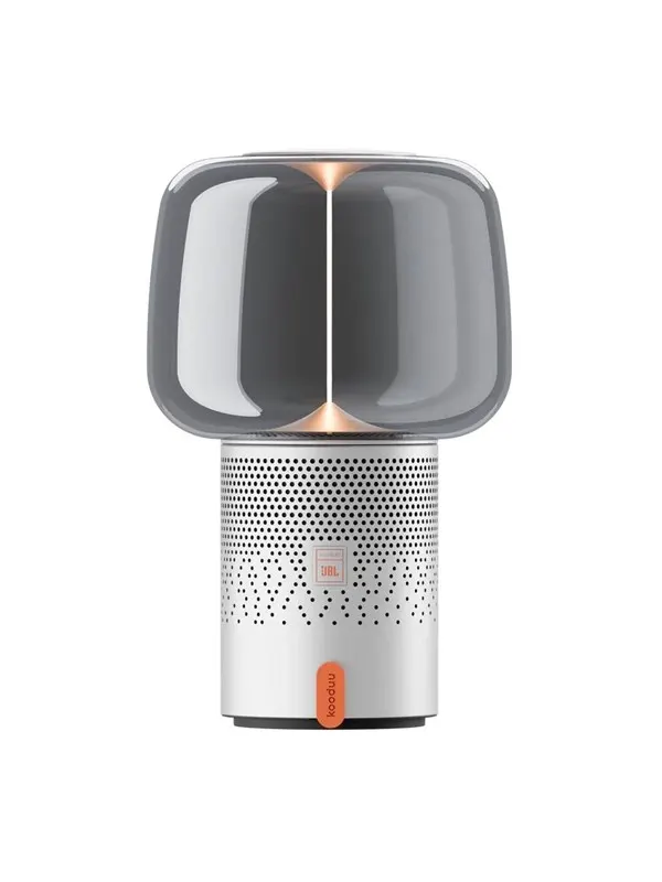 Kooduu Serena Play Portable speaker lamp powered by JBL - Frosted Silver
