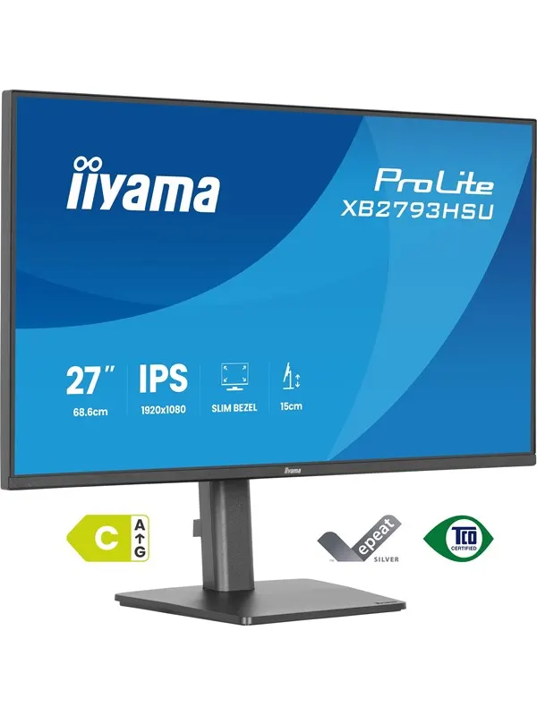27" iiyama ProLite XB2793HSU - 1920x1080 (FHD) - 120Hz - IPS