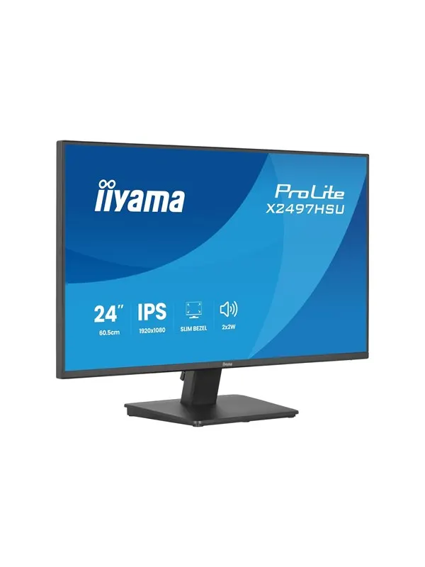 24" iiyama ProLite X2497HSU-B1 - LED monitor - Full HD (1080p) - 23.8"