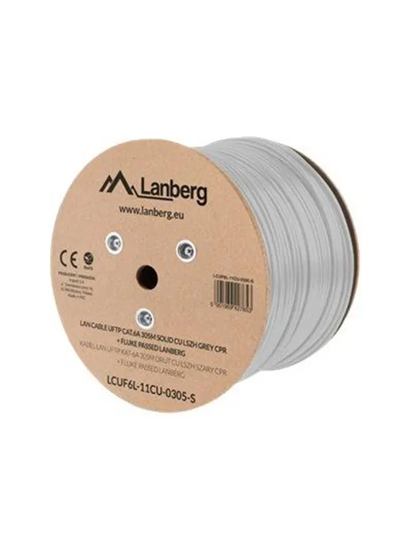 Lanberg bulk cable - 305 m - pantone cool grey 5C - Grå - 305m