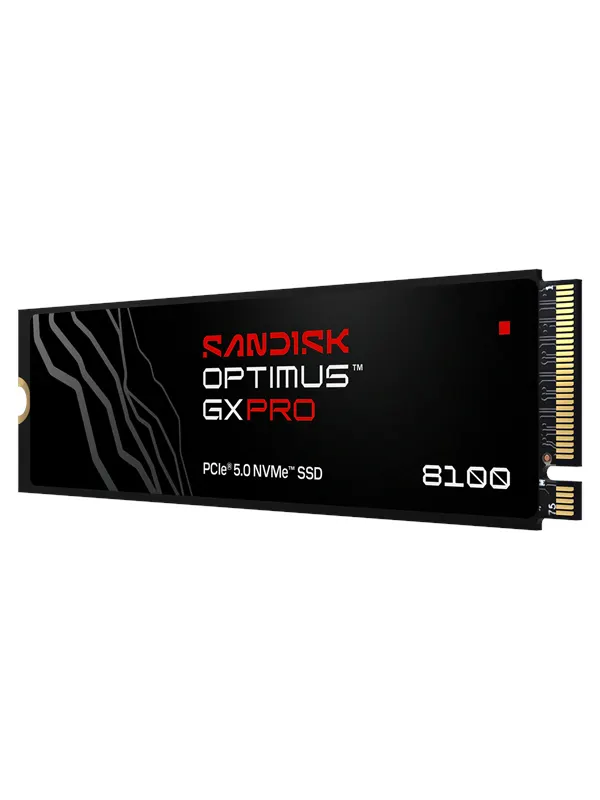 SANDISK Optimus GX PRO 8100 SSD - 4TB - M.2 2280 - PCIe 5.0 - Utan värmespridare