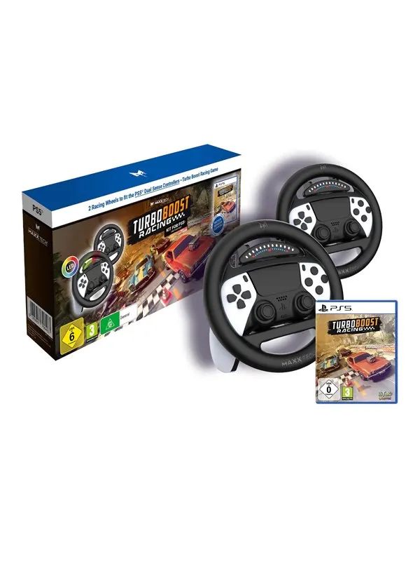 MAXX TECH Turbo Boost Racing Kit - Wireless Wheel - Sony PlayStation 5