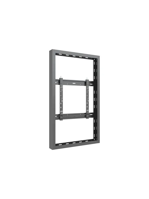 Multibrackets M Pro Series enclosure - medium - for digital signage panel - high brightness - black RAL 9005 - Max 25 kg - recommended for 50"
