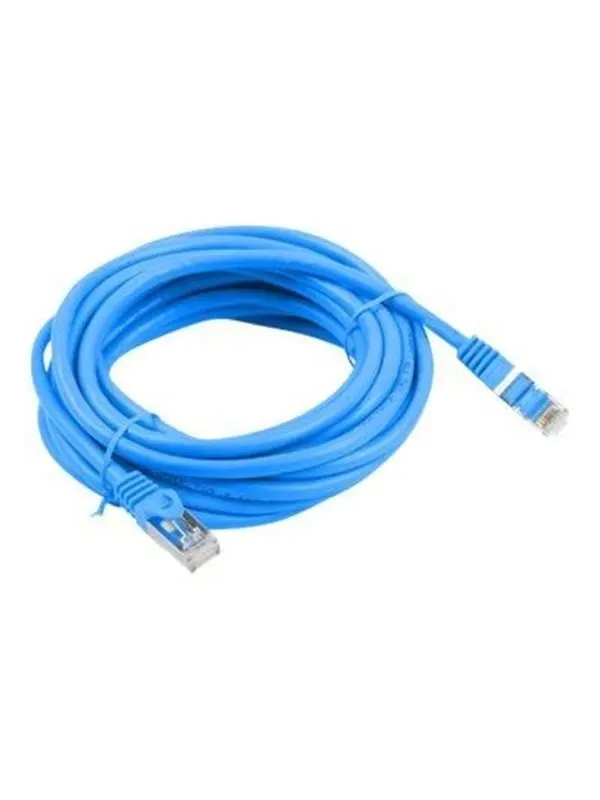Lanberg patch cable - 10 m - blue RAL 5012 - Blå - 10m