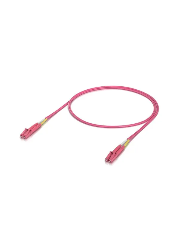 Ubiquiti UniFi OM4 Duplex LC UPC Fiber Patch Cable 1m (50-Pack) - Rosa - 1m