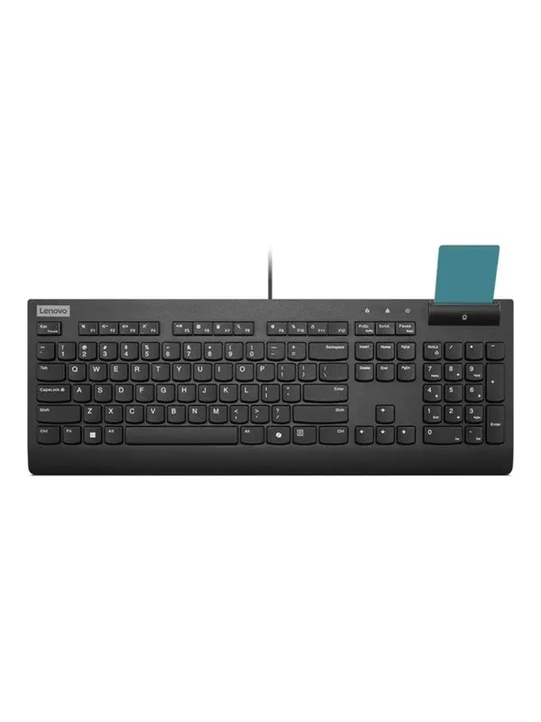 Lenovo Smartcard II - keyboard - QWERTY - Danish - black Input Device - Tangentbord - Dansk - Svart