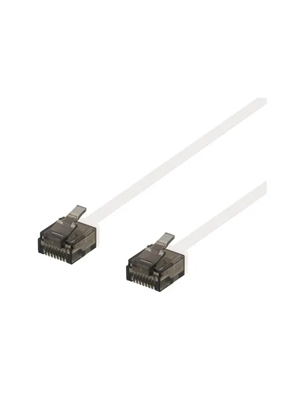 Deltaco Patch Cable - 15 cm - Vit - 0.1m