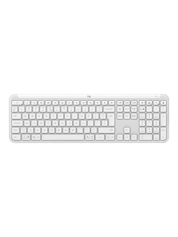 Logitech Signature Slim K950 - Tangentbord - Universal - Vit