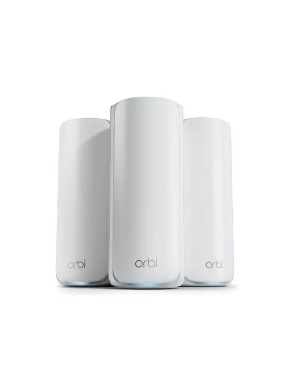 Netgear RBE773 Orbi 770 Series Tri-Band WiFi 7 Mesh (3-Pack) - Mesh router 802.11a/b/g/n/ac/ax/be (Wi-Fi 7)