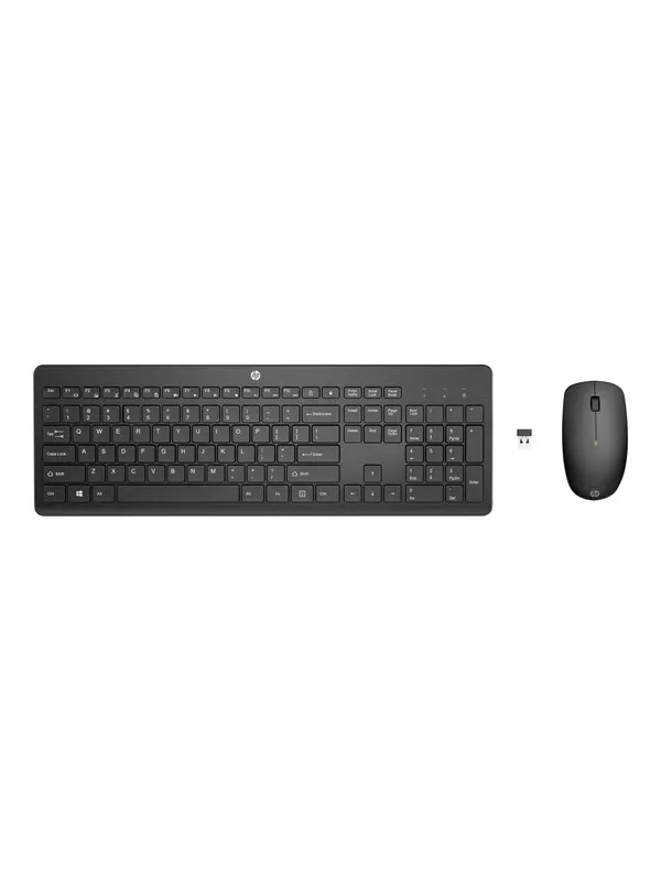 HP 235 - Tastatur & Mus set - Engelska - Svart