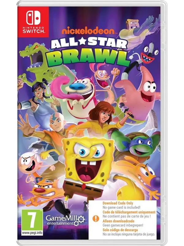 Nickelodeon All-Star Brawl (Code in a Box) - Nintendo Switch - Kampsport