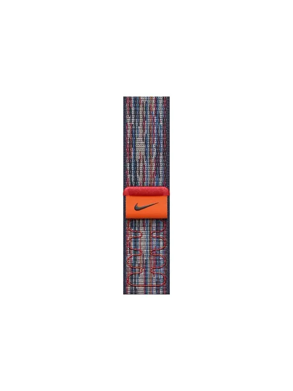 Apple 46mm Blue/Red Nike Sport Loop