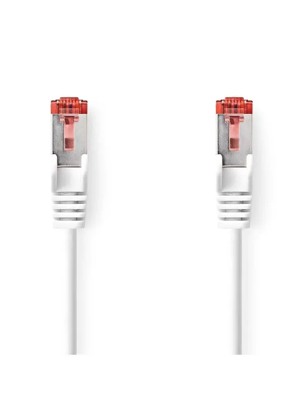 Nedis CCGB85221WT05 networking cable - Vit - 0.5m