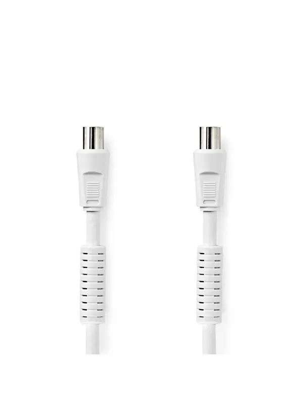 Nedis Coax Cablel | IEC (Coax) Male | IEC (Coax) Female | Nickel Plated