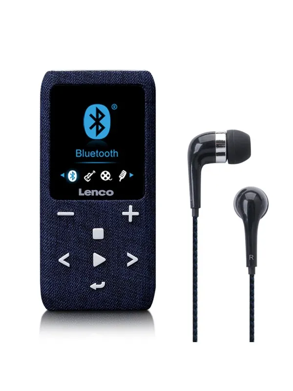 Lenco Xemio-861BK - MP3/MP4 Player with Bluetooth® 8GB Micro SD Card - Black - MP3-spelare 8 GB