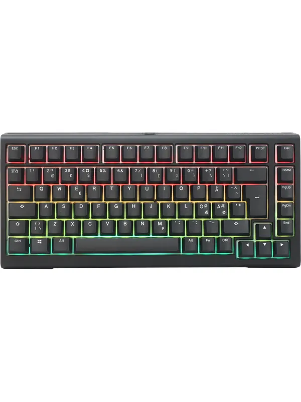 Ducky Tinker75 - Gaming Keyboard - Utan numpad - Nordisk - Svart