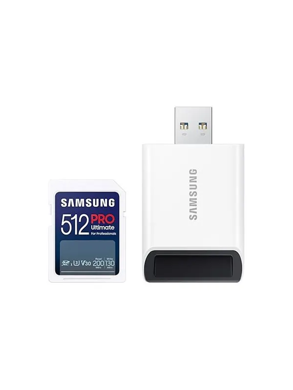 Samsung PRO Ultimate SD + Reader - 200MB/s - 512GB