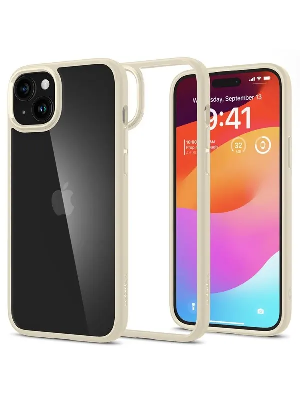 Spigen Ultra Hybrid - mute beige - iPhone 15 Plus