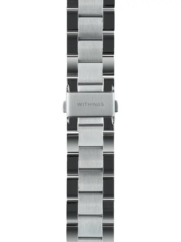 Withings Metal Wristband-Oyster Silver - 20 mm