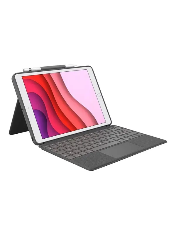Logitech Combo Touch for iPad 10.9" (10th gen) - Oxford Grey - FR - Tastatur & Folio set - Fransk - Grå