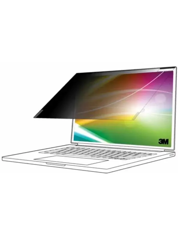 3M Bright Screen Privacy Filter for 14in Full Screen Laptop 16:10 BP140W1E