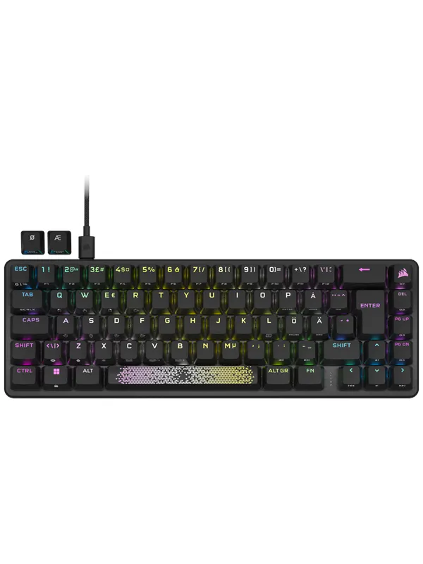 Corsair K65 PRO Mini 65% Optical OPX - ND - Gaming Keyboard - Utan numpad - Nordisk - Svart
