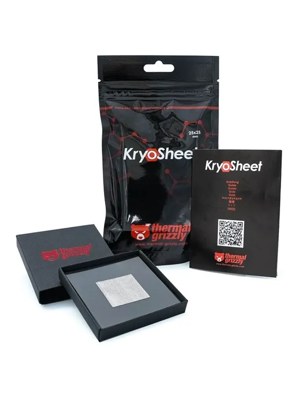 Thermal Grizzly KryoSheet thermal pad - 25 x 25 mm - Termisk platta