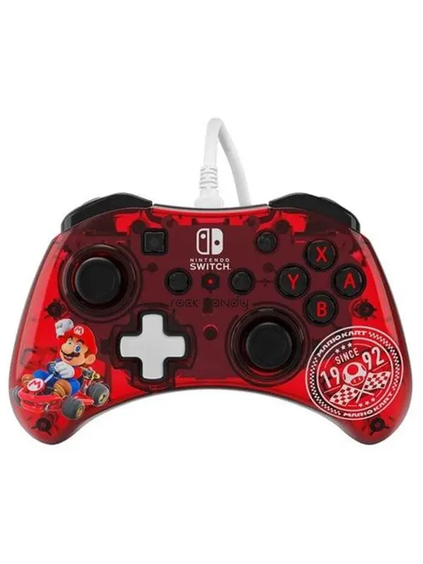 PDP Rock Candy Mini Wired Controller - Mario Kart - Wired Controller - Nintendo Switch