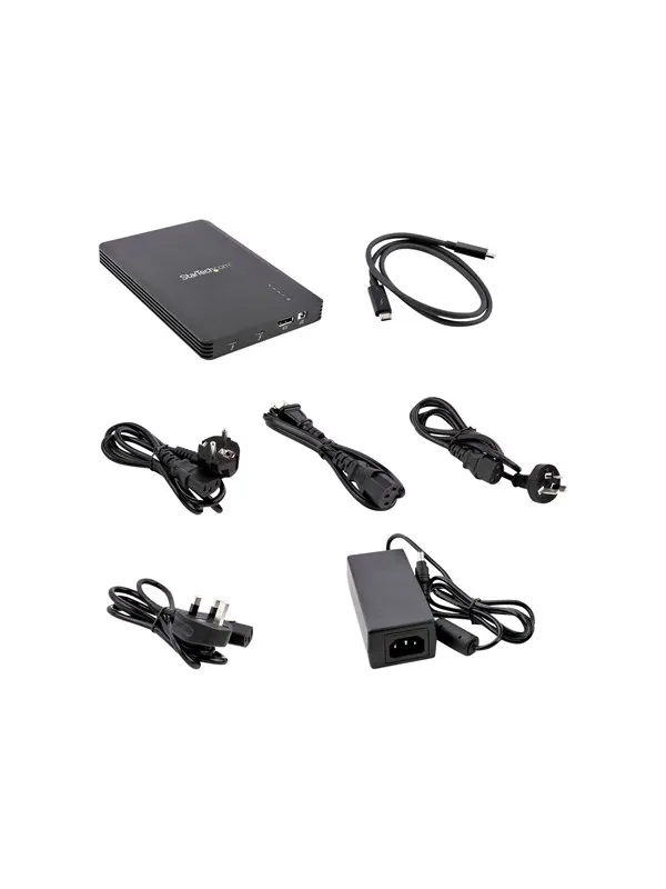 StarTech.com 4 Bay Thunderbolt 3 NVMe Enclosure For M.2 NVMe Solid State Drives