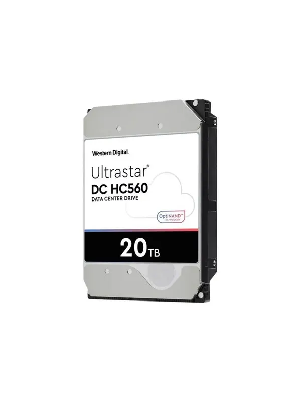 WD Ultrastar DC HC560 - 20TB - Hårddisk - 0F38652 - Serial Attached SCSI 3 - 3,5" - 20TB - Hårddisk - 0F38652 - Serial Attached SCSI 3 - 3,5"