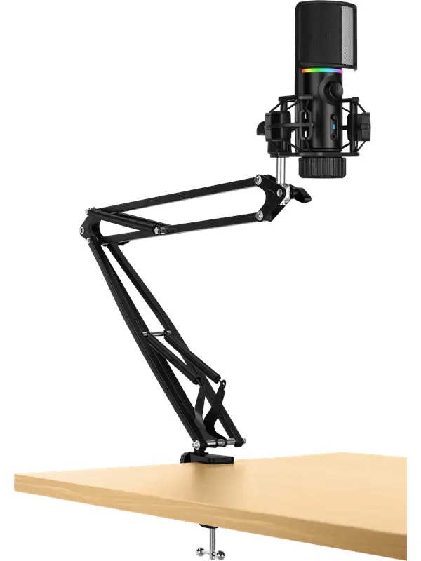 Streamplify RGB Microphone - w/ mic-arm - Black