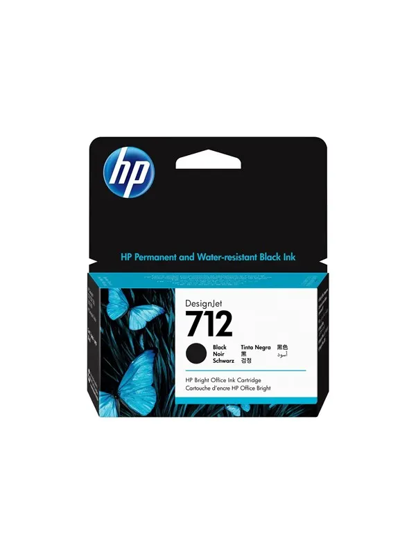 HP 712 / 3ED70A - Black Ink 38ml