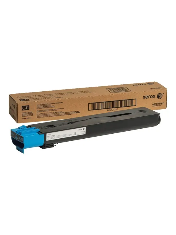 Xerox - fluorescent cyan - original - toner cartridge