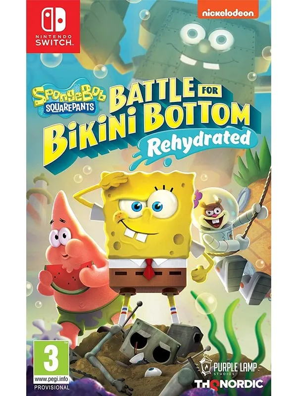 Spongebob SquarePants: Battle for Bikini Bottom - Rehydrated - Nintendo Switch - Plattformsspelare