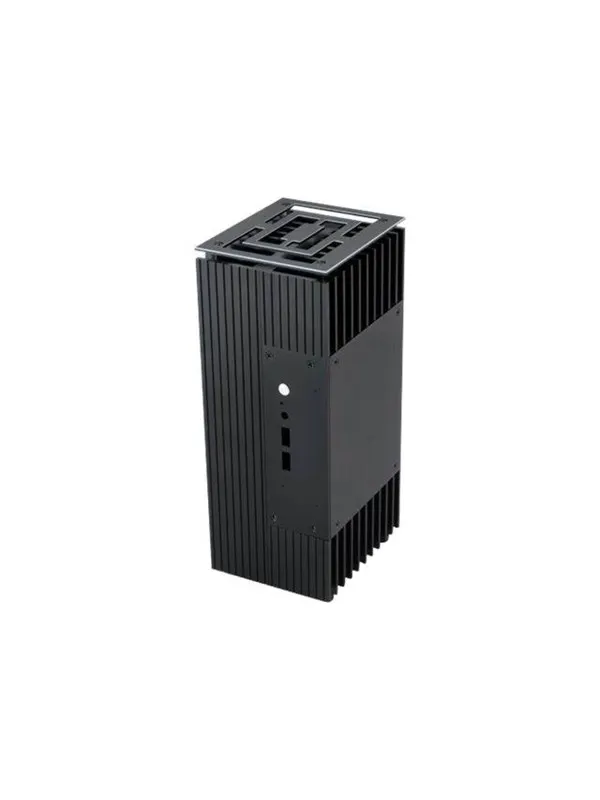 Akasa Intel NUC Case Turing Fanless Support 2.5' - Chassi - Ultra small form factor - Svart